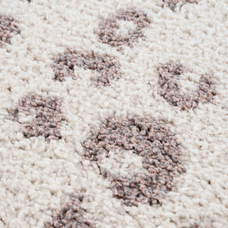 Zhen Pink Spots Leopard Rug - Clearance