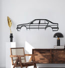 E34 M5 Metal Car Wall Art - MT0938