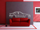 E36 ALPINA Metal Car Wall Art - NC0940