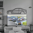E46 M3 Metal Car Wall Art - NC0958