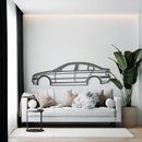 E46 Sedan Metal Car Wall Art - NC0959