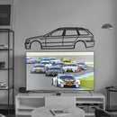 E46 Touring Metal Car Wall Art - NC0960