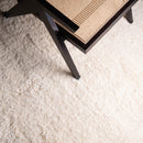 Elbayda Round - Shag Moroccan rug