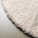 Elbayda Round - Shag Moroccan rug