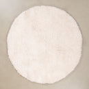 Elbayda Round - Shag Moroccan rug