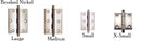 Solid Hinge, Heavy Duty