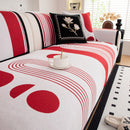Modern Geometric Sofa Cover - Thick Woven, Pet Friendly, Stylish Couch Protector