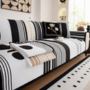 Modern Geometric Sofa Cover - Thick Woven, Pet Friendly, Stylish Couch Protector