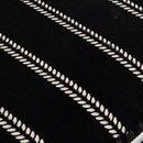 Leaf Stripe Sofa Cover with Black Sheer Skirt, Boho Soft Couch Slipcover for Pets