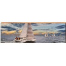 New Bern Regatta | Wall Art Print on Real Wood