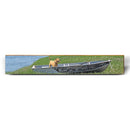 Dog Days on the Boat | Wall Art Print on Real Wood