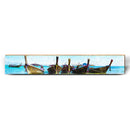 Exotic Longtail Boats | Wall Art Print on Real Wood