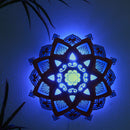 Lotus Mandala Yoga Wall Lamp