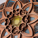 Lotus Mandala Yoga Wall Lamp