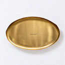 Gold Centerpiece Botanical Candle Plate