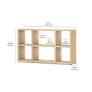 BOON Cube Storage Shelf Combo 2/1x2 Accessorized