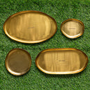 Gold Accent & Signature Botanical Candle Plate