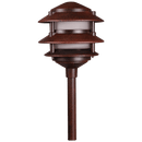 KL302 12V AC/DC Aluminum Low Voltage Landscape Lighting 3 Tier Pagoda Path Light