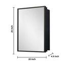 20 x 26 Inch Medicine Cabinet Mirror Cabinet Wall Mount or Recessed Bathroom or Living Room