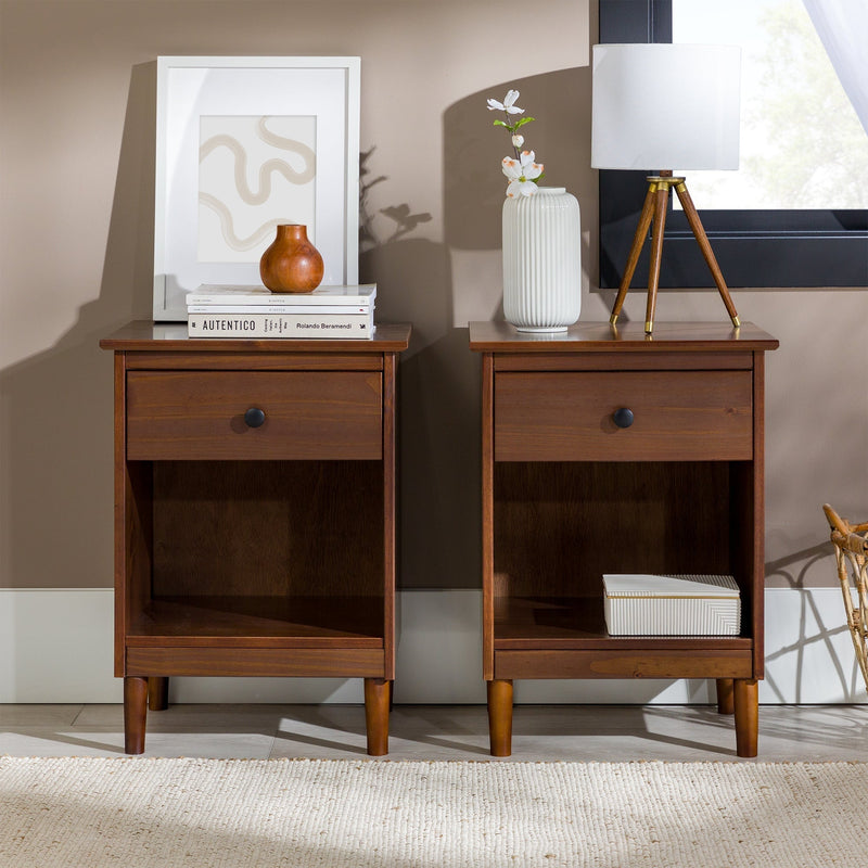 Spencer Solid Wood Transitional Nightstand