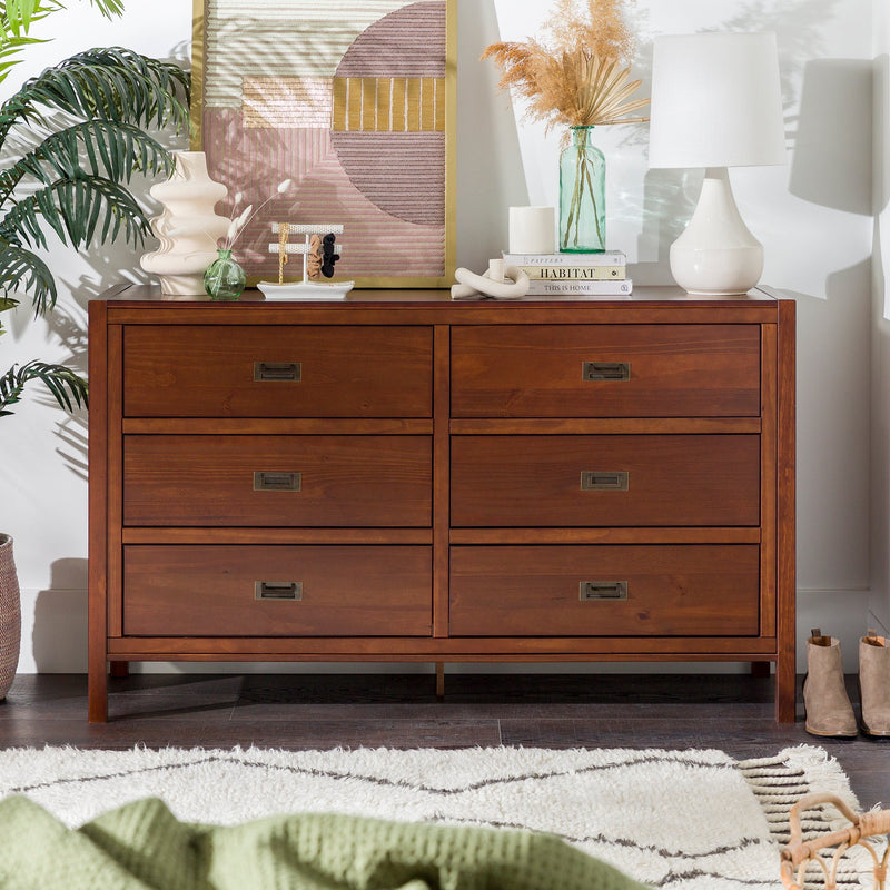 Lydia Solid Wood Modern Contemporary Dresser