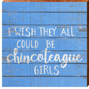 Chincoteague, Virginia Wooden Sign | Wall Art Print on Real Wood