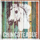 Chincoteague Horse | Wall Art Print on Real Wood