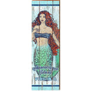Chincoteague Island VA Red Head Mermaid | Wall Art Print on Real Wood