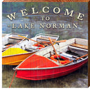 Welcome to Lake Norman | Wall Art Print on Real Wood