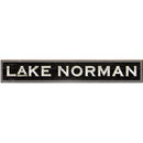 Lake Norman Black Sign | Wall Art Print on Real Wood