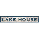 Lake House Shabby Sign | Wall Art Print on Real Wood
