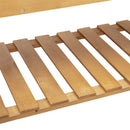 Solid Fir Wood Trellis Elevated Garden Raised Planter Bed with Wheels