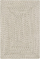 Beige Braided Faux Jute Outdoor Rug