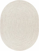 Beige Braided Faux Jute Outdoor Rug