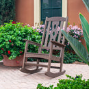 Carved Outdoor Rocking Chair