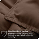 Twin size Down Alternative Comforter Set in Chocolate Brown Color