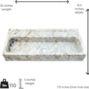 Calacatta Viola Marble Sink