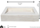 Light Travertine Marble Sink