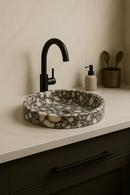 Calacatta Viola Marble Sink