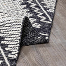 Brownhills Hand Woven Cotton & Wool Area Rug