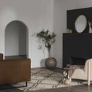 Brownhills Hand Woven Cotton & Wool Area Rug