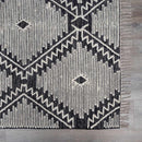 Brownhills Hand Woven Cotton & Wool Area Rug