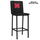 Bar Stool 500 with Nebraska Cornhuskers Primary Set of 2