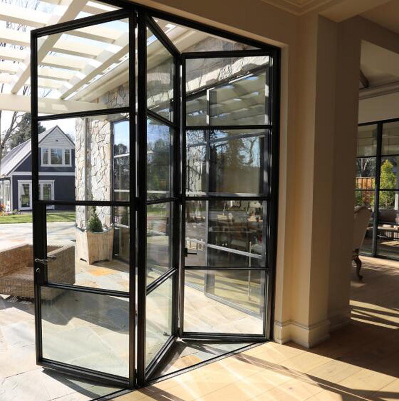 Notus Panel Aluminum Black Bi-fold Doors