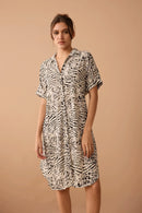 Lauren Shirt Dress in Off White