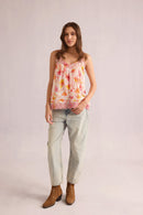 Caroline's Carefree Top In Pink