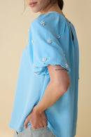 Poloma Kai Flow Top In Blue