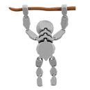 3D Printed Sloth Fidget With Tree Props | Multiple Colors | Black Sheep Products LLC
