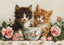 Two Kitens BU5070L Counted Cross-Stitch Kit