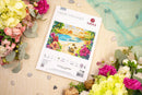 Tropical Summer Beach and Turtles Counted Cross Stitch Kit by Luca-S BU5089L